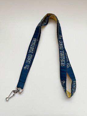 UCSD Tritons Lanyard Blue Gold UC San Diego College ID Keychain Neck Strap